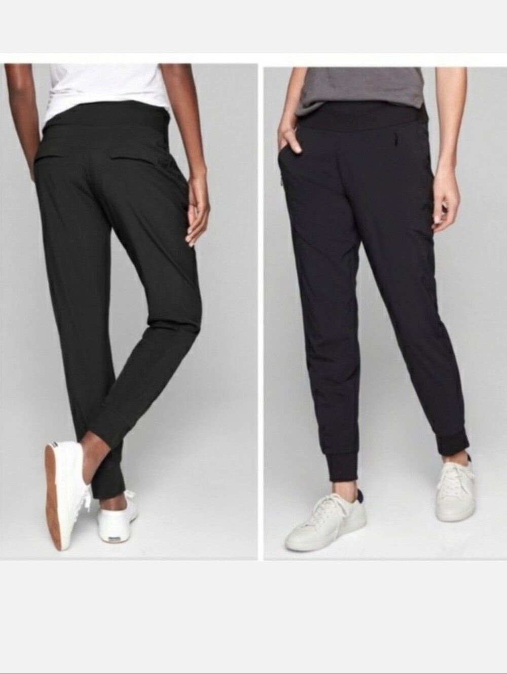 Athleta Soho Jogger Pants Black Size 4P